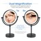 Kibi Circular LED Free Standing Magnifying Make Up Mirror - Matte Black KMM104MB - alternate 7